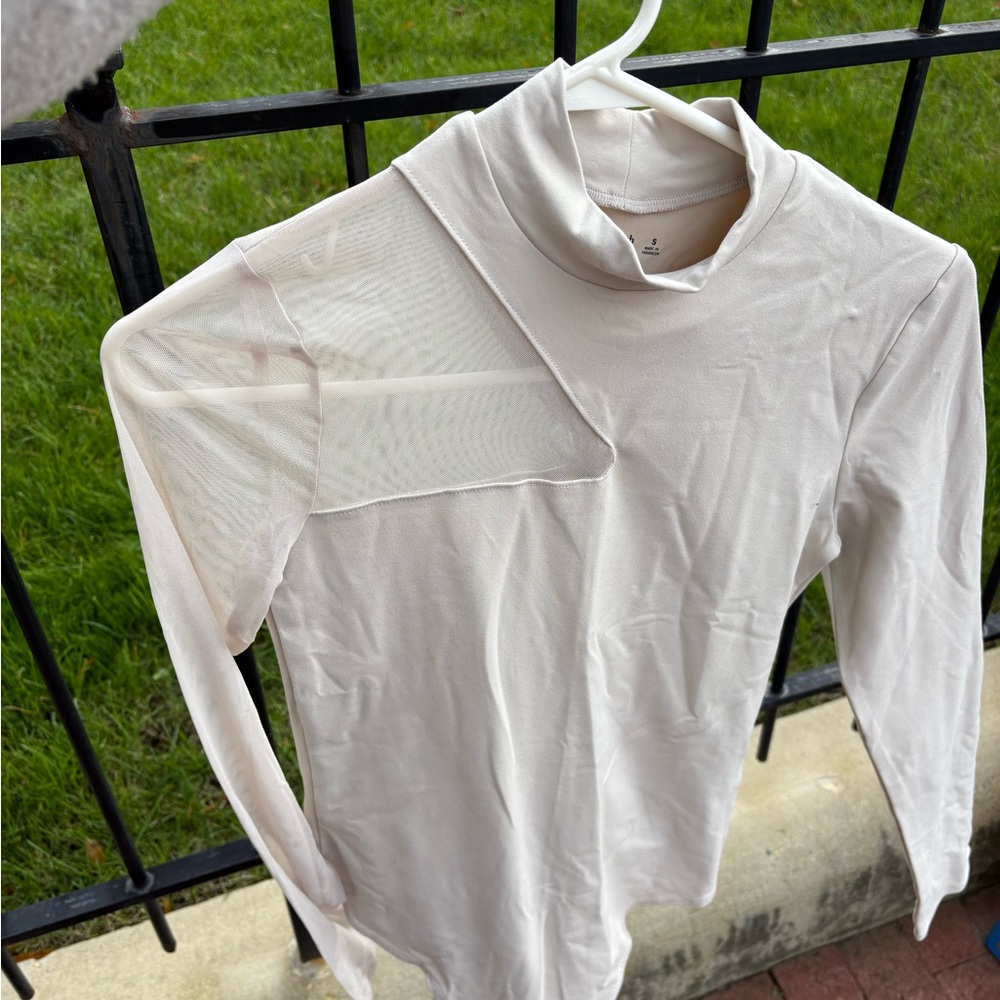 Abercrombie & Fitch Cream Bodysuit